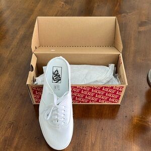 New and never worn tennis shoes/slides.